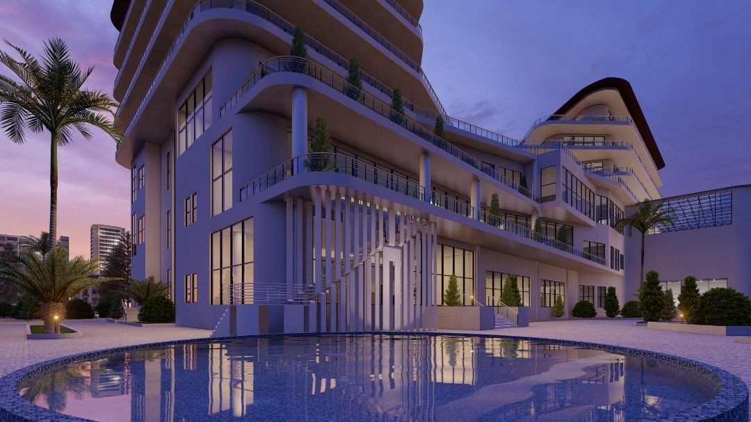 Seascape Hotel((revit-lumion))